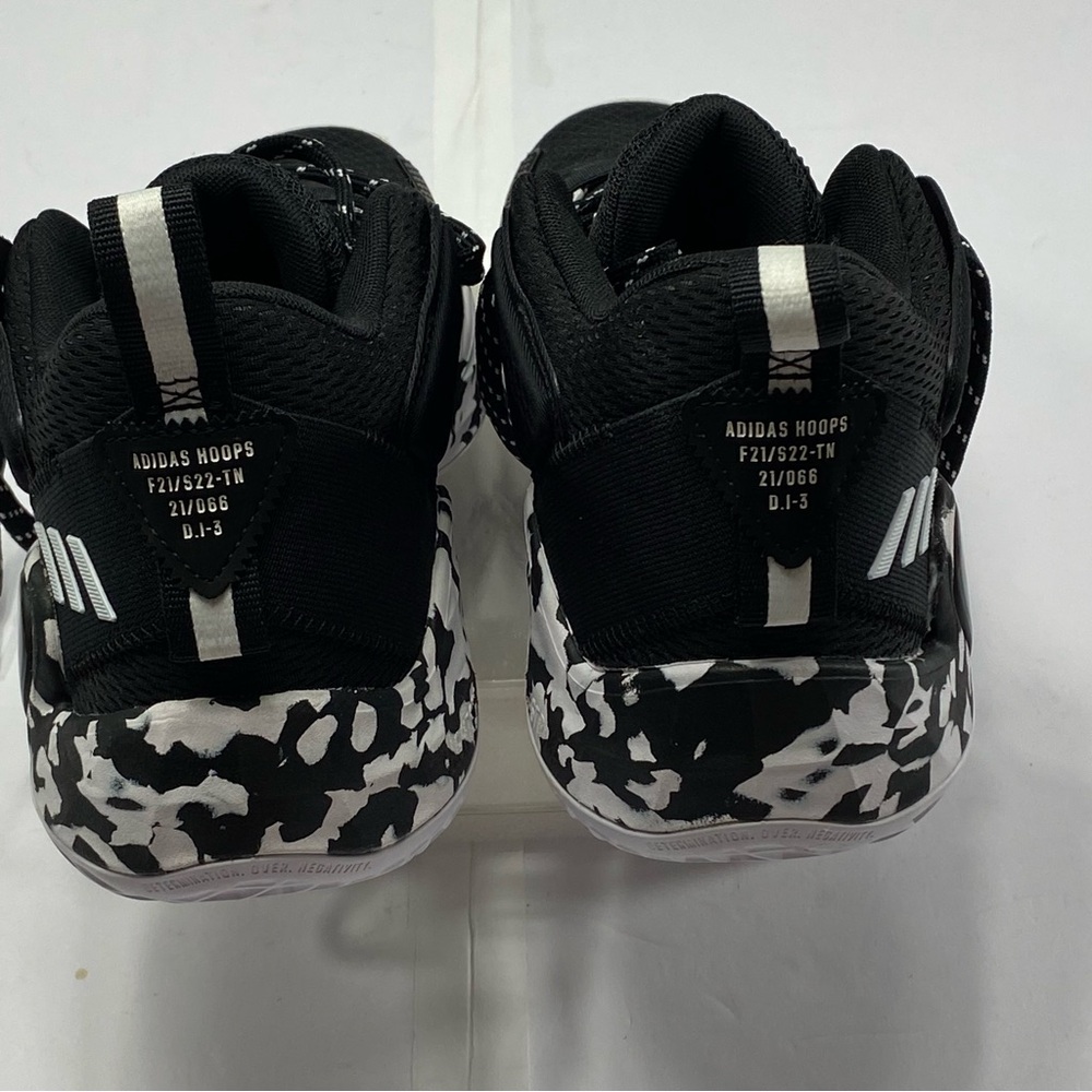Adidas D.O.N. Issue 3 Black & White Basketball Sneakers H 67719 Men’s Size:8 - Picture 8 of 16